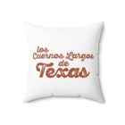 Texas Longhorns Pillow - Los Cuernos Largos de Texas