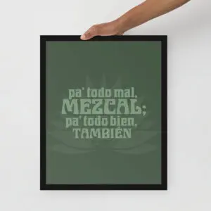 Mezcal Poster - Pa' Todo El Mal, Mezcal - 16×20